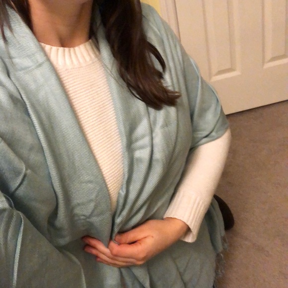 Pashmina light blue - Picture 4 of 4